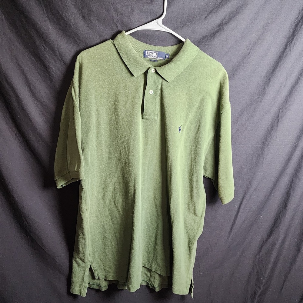Ralph Lauren Polo Short‎ Sleeve Green  Size XL